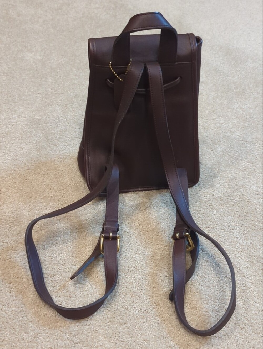 NWOT Coach Brown Leather Mini Backpack 9960 - Picture 2 of 9